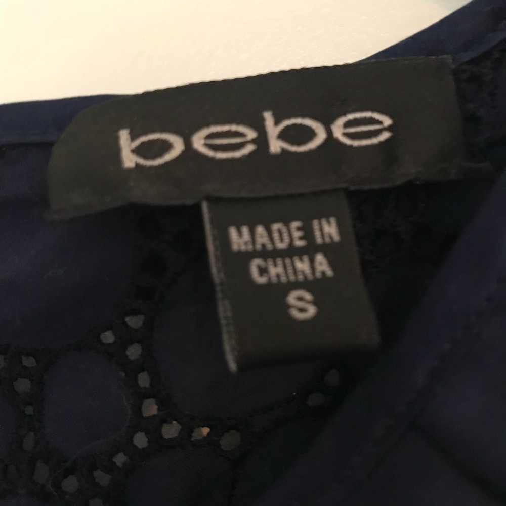 Beautiful navy sequin top - Picture 4 of 4